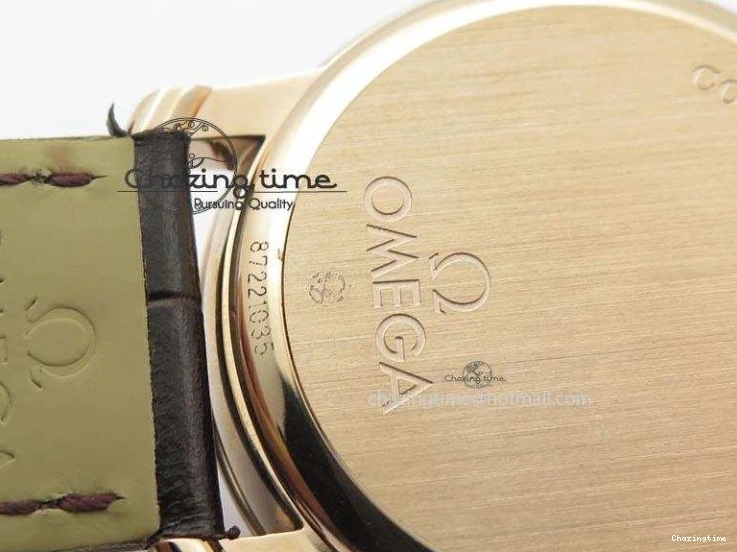 0316 Popular De Ville MK 1:1 Best Edition RG White Dial On Black Leather Asian Seagull T1701 (Sec@6) 8237